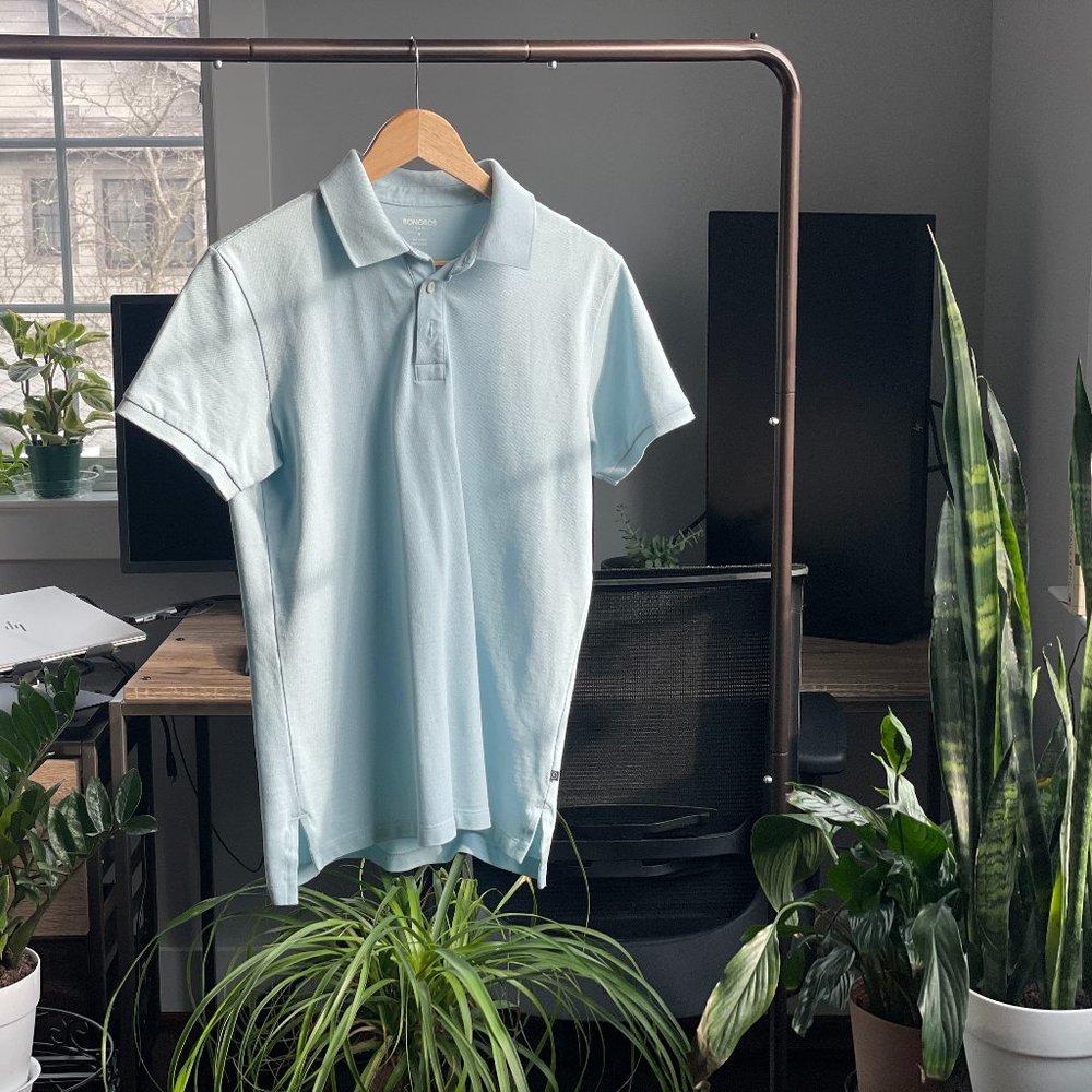 Bonobos Classic Pique Slim Fit Polo (Sky Blue)